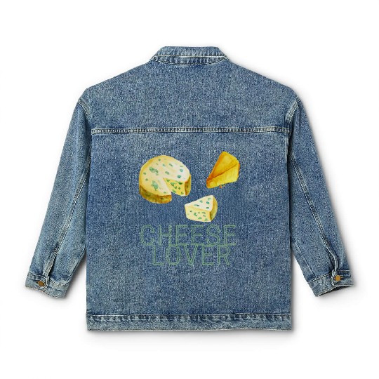 Cheese lover day good time holiday simple life Classic Women's Denim Jackets
