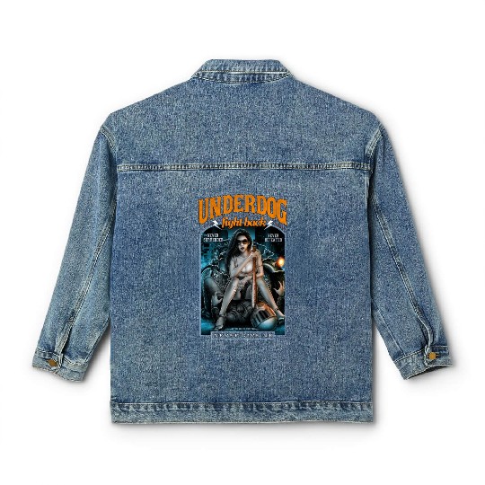 underdog fight back #2 Classic Women's Denim Jackets