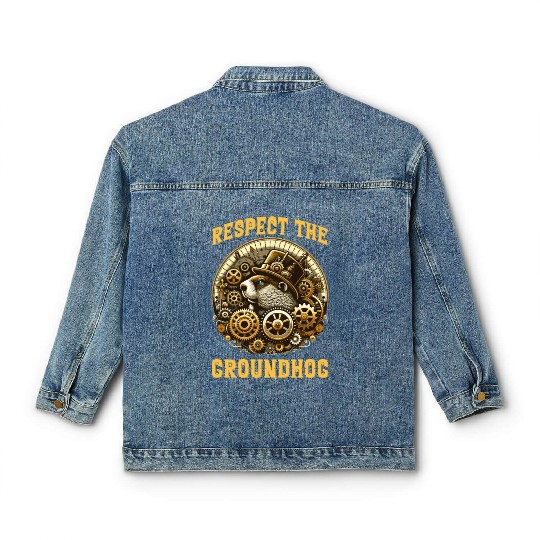 Groundhog Day 2024 Enthusiast February 2nd Classic Women's Denim Jackets