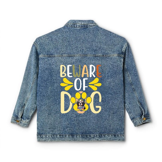 Beware Of Dog Classic Women's Denim Jackets