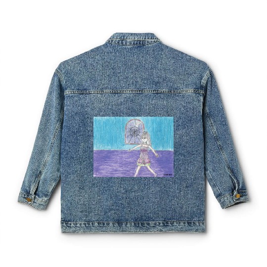 Dance of the Sugar Plum Fairy Nutcracker Scene Classic Women's Denim Jackets