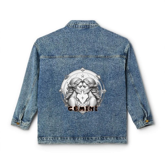 Gemini Horoscope Classic Women's Denim Jackets