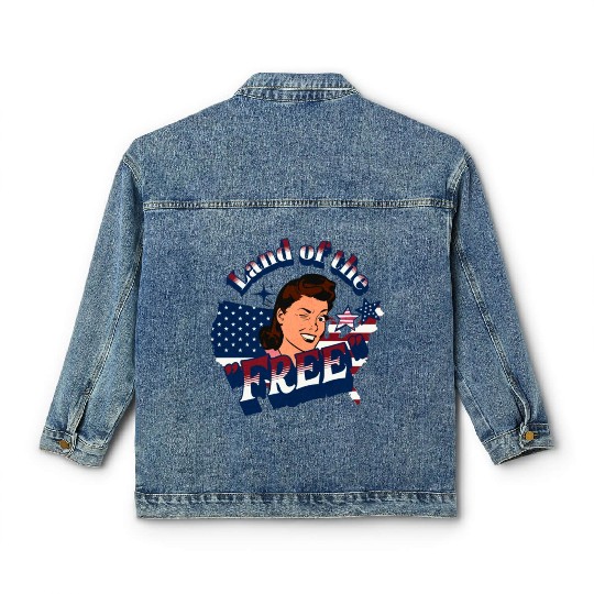 Land of the "Free" Classic Women's Denim Jackets