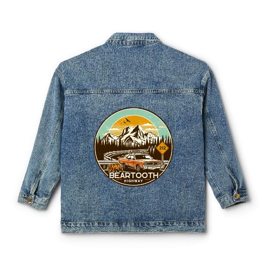Beartooth Highway US 212 Classic Women's Denim Jackets