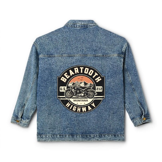 Beartooth Highway US 212 Classic Women's Denim Jackets