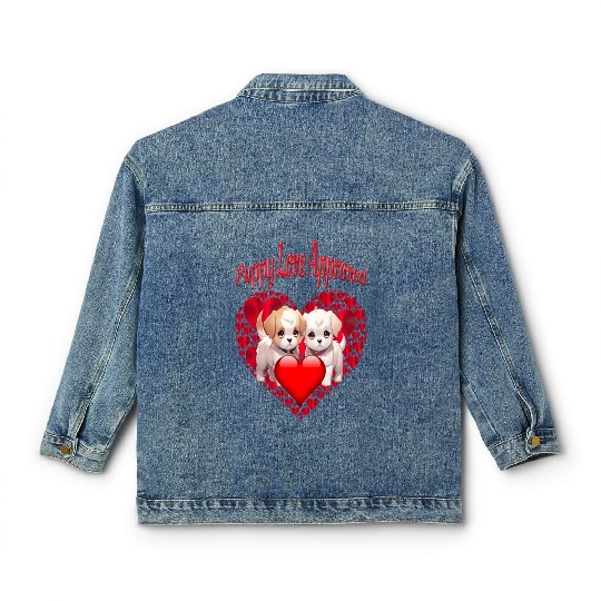 Puppy Love Approved Classic Women's Denim Jackets
