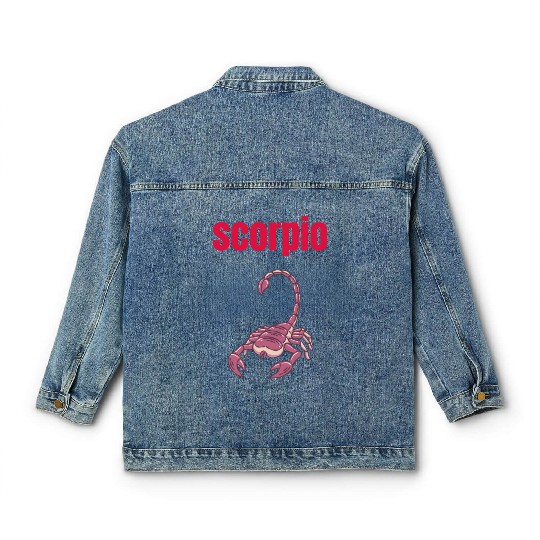 Scorpio Zodiac Sign, Astrology, Horoscope Classic Women's Denim Jackets