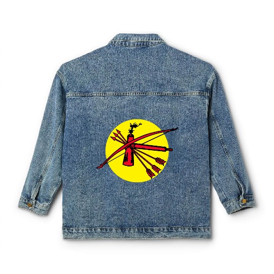 The Great Seal of Choctaw Nation of Oklahoma Classic Women's Denim Jackets