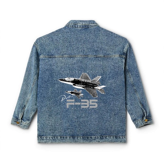 Lockheed Martin F-35 Lightning II Classic Women's Denim Jackets