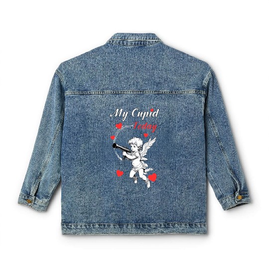 Valentines day, my cupid today. Classic Women's Denim Jackets
