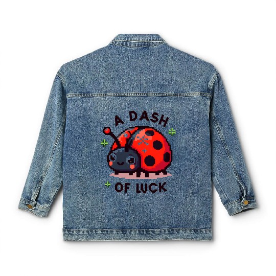 Ladybug: A dash of luck Classic Women's Denim Jackets