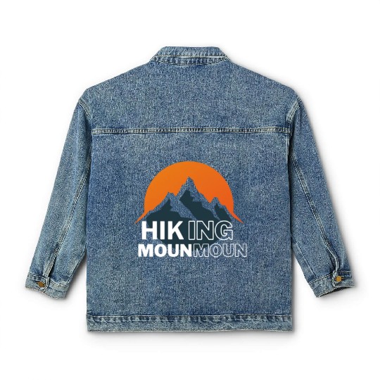 Hiking mountain Classic Women's Denim Jackets