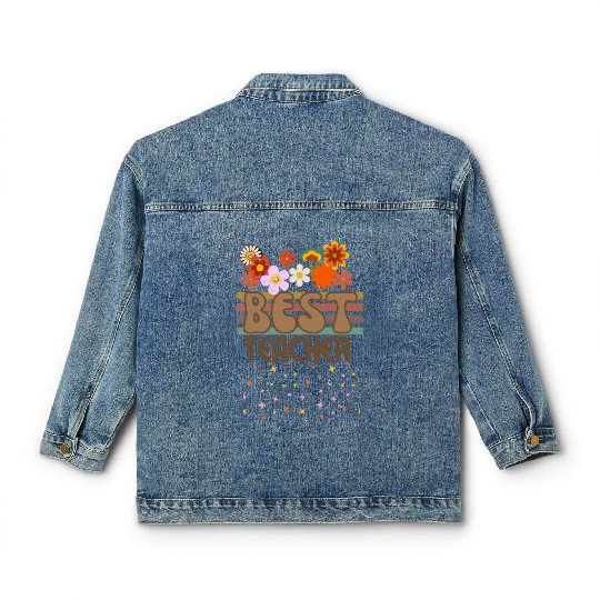 Best Teacher Classic Women's Denim Jackets