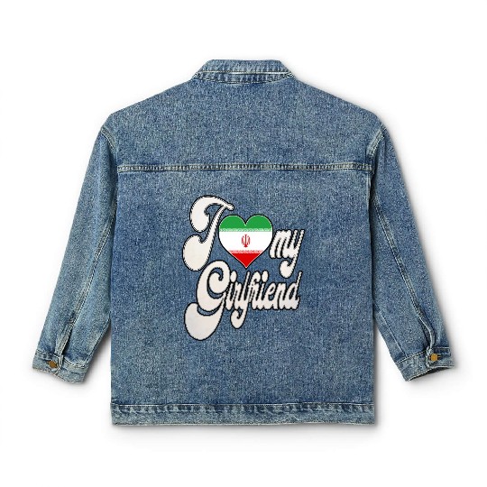IranI Love My Iranian Girlfriend Classic Women's Denim Jackets