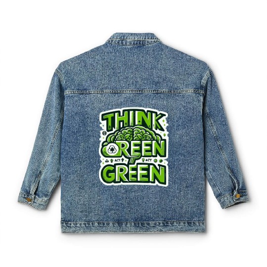 Eco Warrior Mindset Classic Women's Denim Jackets