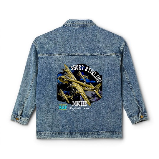 b24, bomber, liberator, aircraft, ww2, b 24 libera Classic Women's Denim Jackets