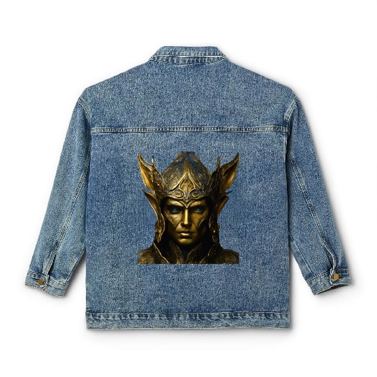 Portrait of an Ancient Monarch Classic Women's Denim Jackets