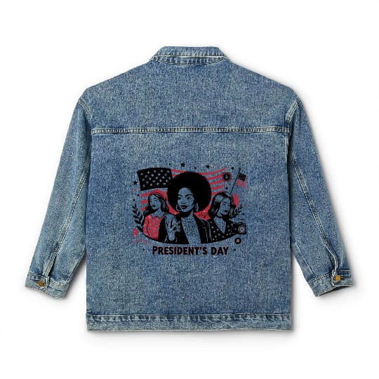 history of us presidents day Classic Women's Denim Jackets