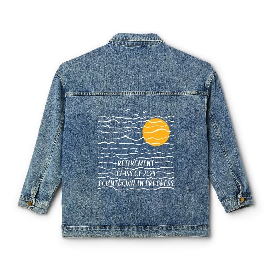 2024 Retirement Countdown Beach Classic Women's Denim Jackets