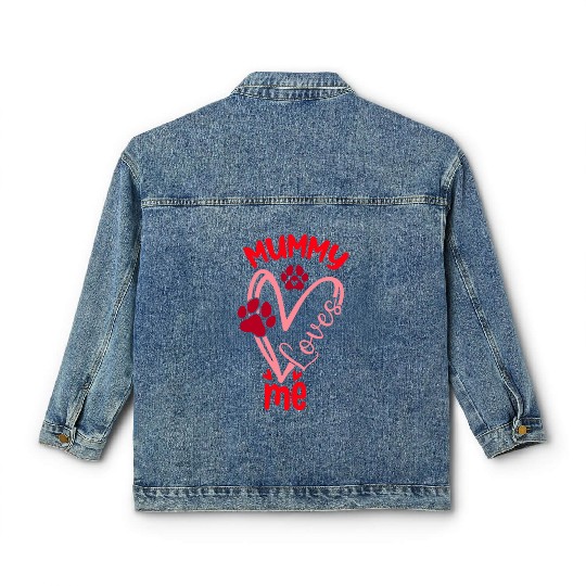 Mummy loves me Classic Women's Denim Jackets