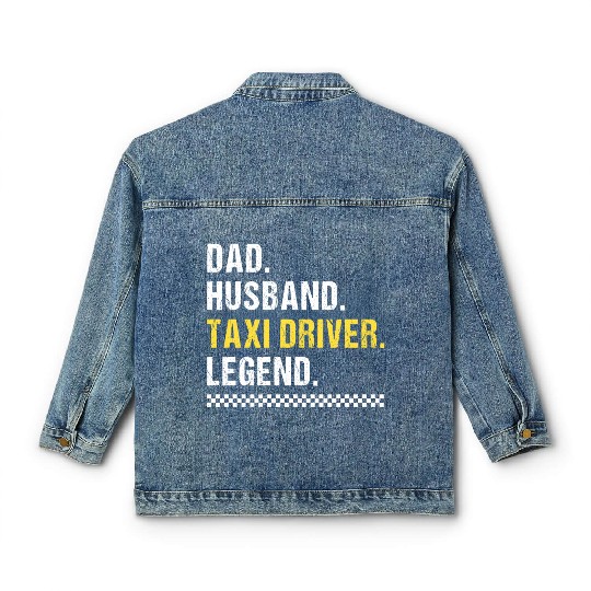 Dad Taxi Driver Classic Women's Denim Jackets