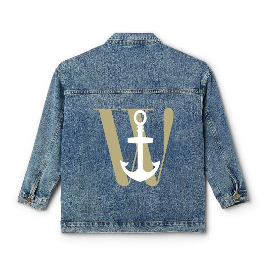 Wanchor W Anchor Essential,Hunter, pirate, ship Classic Women's Denim Jackets
