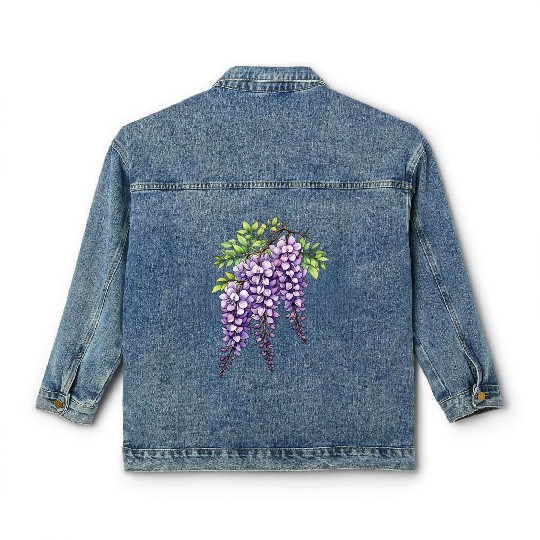 Lilac Classic Women's Denim Jackets