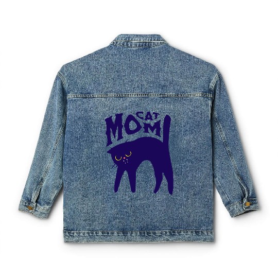 Cat Mom Classic Women's Denim Jackets