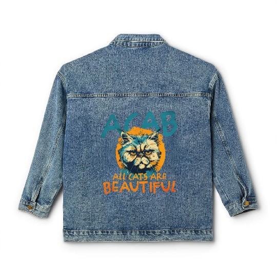 ACAB All Cats Are Beautiful Classic Women's Denim Jackets