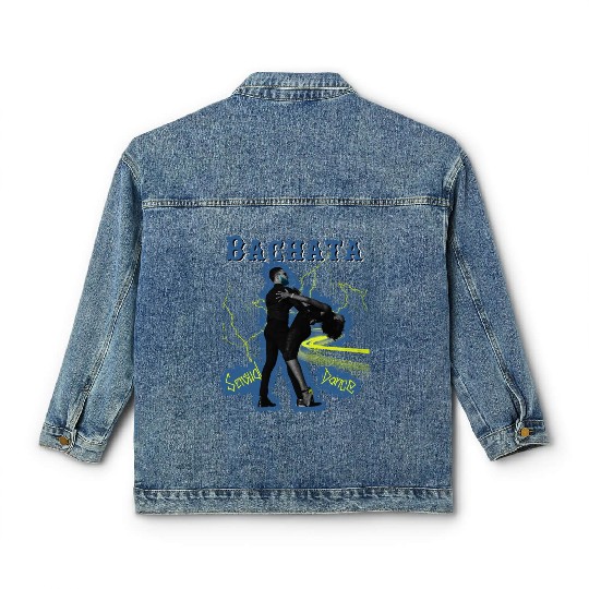 Bachata Street Style Sensual Dance For Festivals Classic Women's Denim Jackets