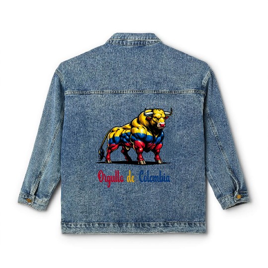 This is the pride of Colombia's flag Classic Women's Denim Jackets