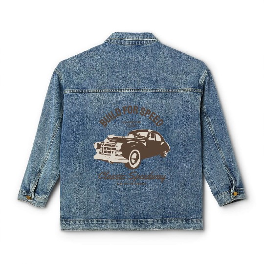 Build for speed, classic speedway Classic Women's Denim Jackets