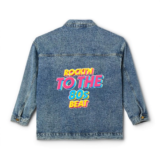 Rockin to the 80s beat Classic Women's Denim Jackets