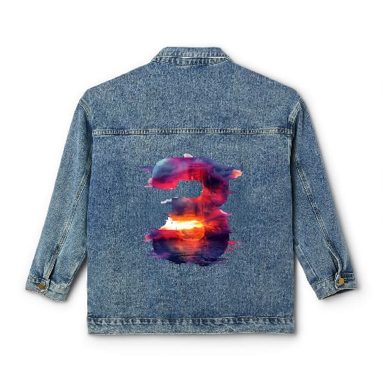 The Fusion of Nature and Technology Classic Women's Denim Jackets