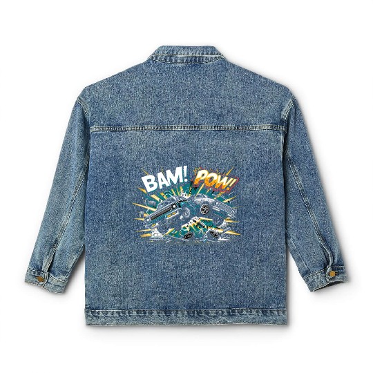 Demo Derby Demolition Derby Demolition Derby Lover Classic Women's Denim Jackets