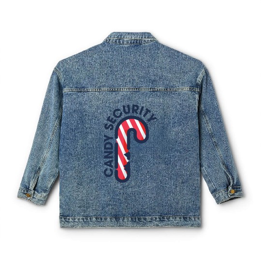 Candy Security Mom Dad Matching Birthday Costume Classic Women's Denim Jackets