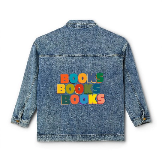 Book Books Books: A Journey Beyond Pages Classic Women's Denim Jackets