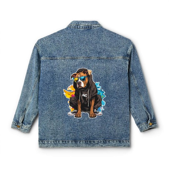 Hip-Hop Pooch Classic Women's Denim Jackets