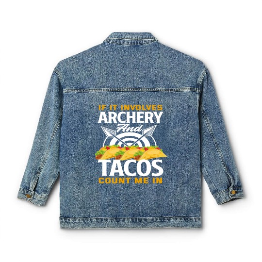 Archery Tacos Classic Women's Denim Jackets