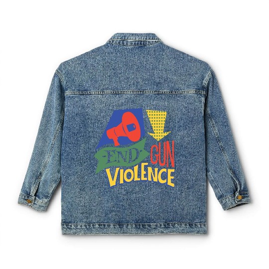 End Gun Violence Classic Women's Denim Jackets