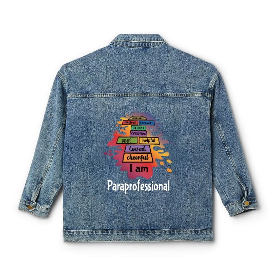 Paraprofessional Teacher Assistant Aide Classic Women's Denim Jackets