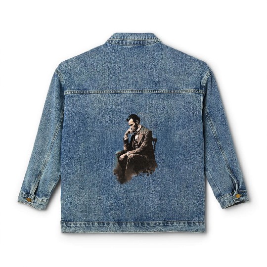 Abraham Lincoln - Iconic Tribute Collection Classic Women's Denim Jackets
