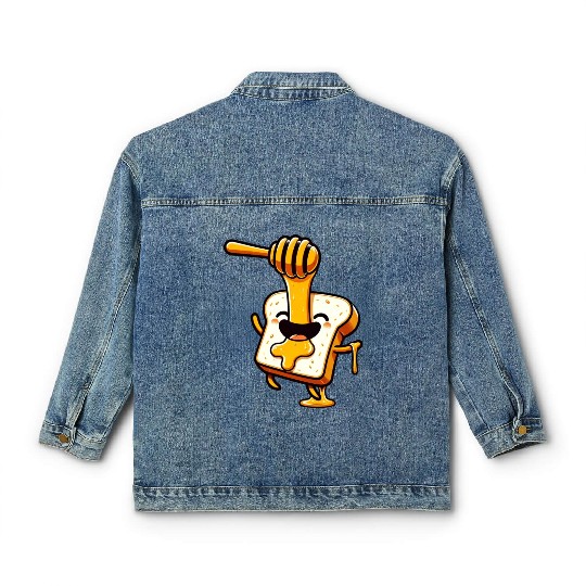 Toast with Honey Beekeeper Bee Honey Classic Women's Denim Jackets