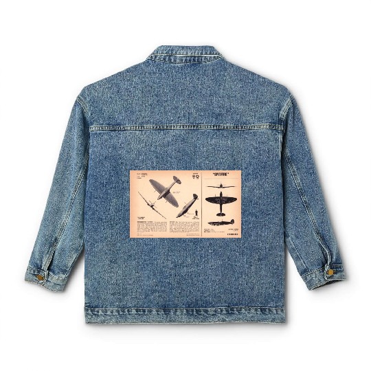 Spitfire Recognition Sheet Classic Women's Denim Jackets