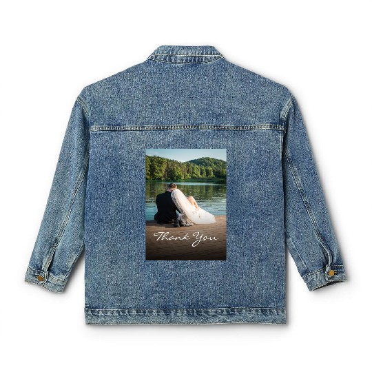 Amazing thank you look cool design for Classic Women's Denim Jackets