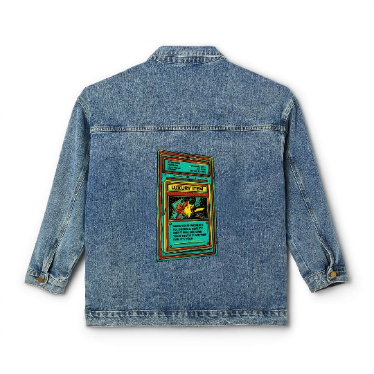 Poke Item Card Classic Women's Denim Jackets
