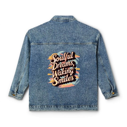 Soulful Dreams Walking Smiles Classic Women's Denim Jackets