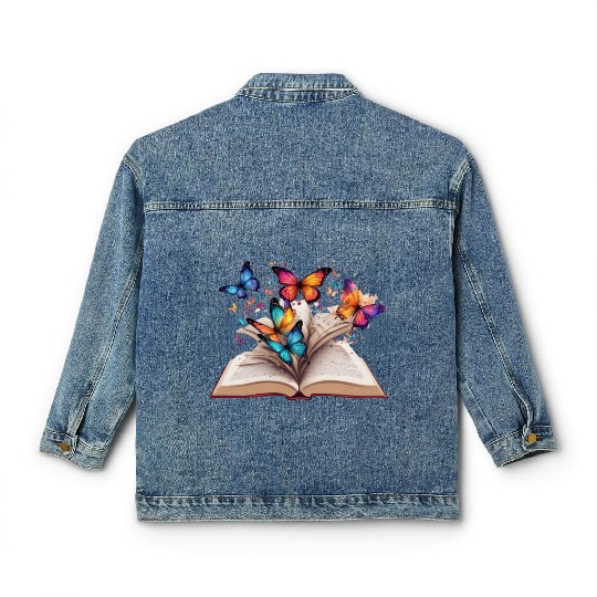open book Classic Women's Denim Jackets