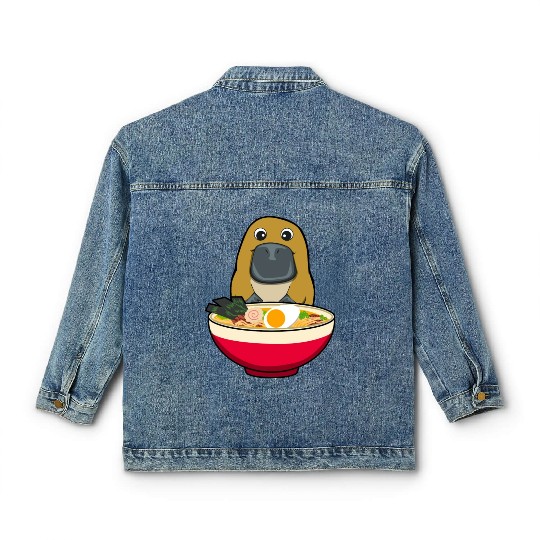 PLATYPUS RAMEN Classic Women's Denim Jackets