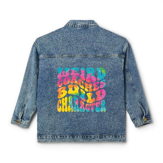Weird Coaches Build Character Coach Classic Women's Denim Jackets